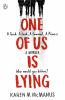 Book cover for "One of us is lying"