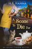 Book cover for "A scone to die for".