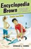 Book cover for "Encyclopedia Brown tracks  them down".