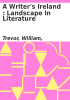 Book cover for "A writer's Ireland".