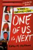 Book cover for "One of us is next"
